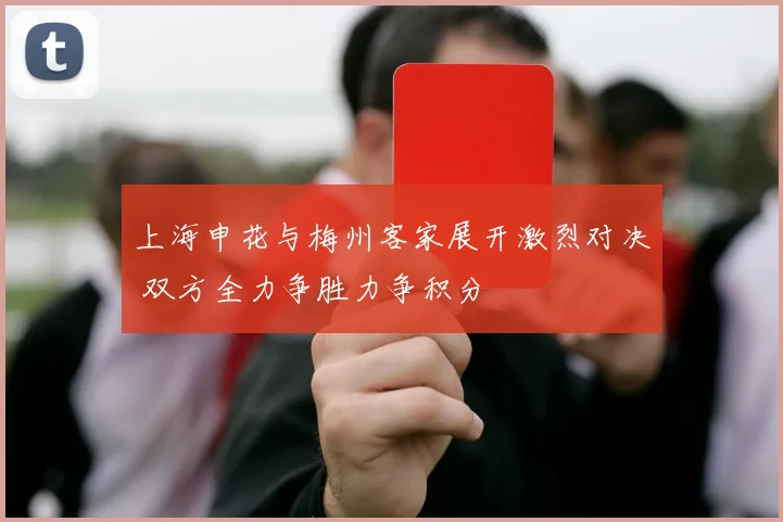 上海申花与梅州客家展开激烈对决 双方全力争胜力争积分